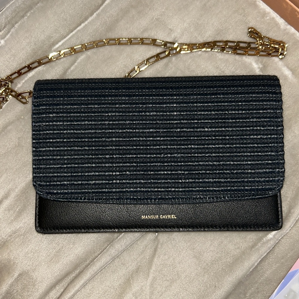 Mansur Gavriel Chain Crossbody Wallet Clutch